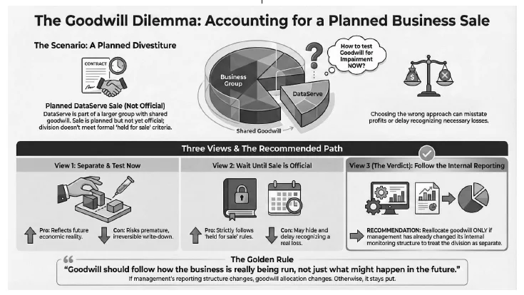 The Goodwill Dilemma Accounting for a planned Business Sale