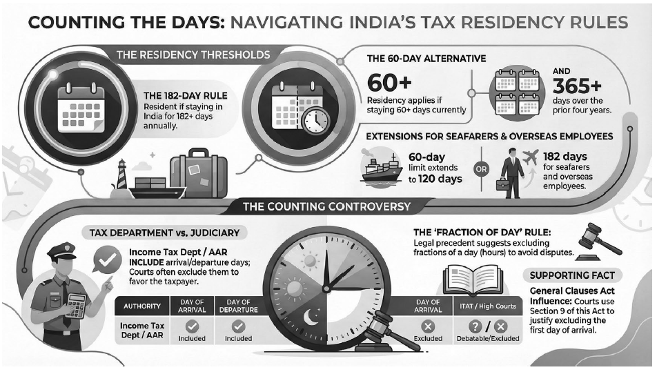 Counting the Days Navigating India's Tax Residency Rules