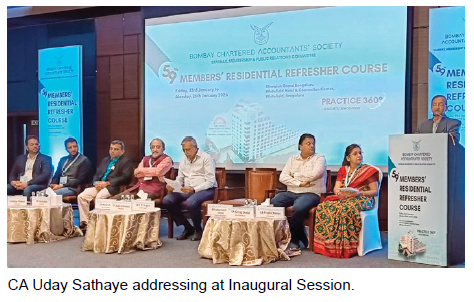 Addressing at Inaugural Session