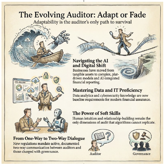 The Evolving Auditor Adapt or Fade