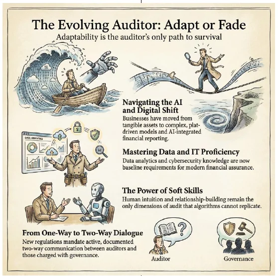 The Evolving Auditor Adapt or Fade