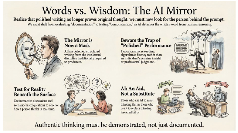 Words vs Wisdom The AI Mirror
