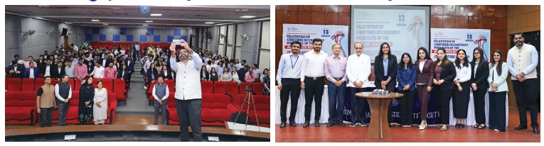 Felicitation of Chartered Accountancy pass-outs of the January 2026 Batch