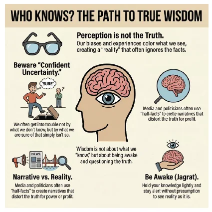 Who Knows the path to true wisdom