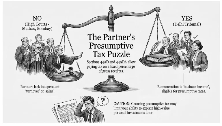 The Partner Presumptive Tax Puzzle