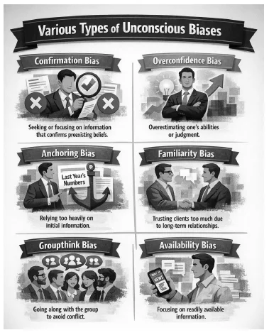 Various types of Unconscious Biases