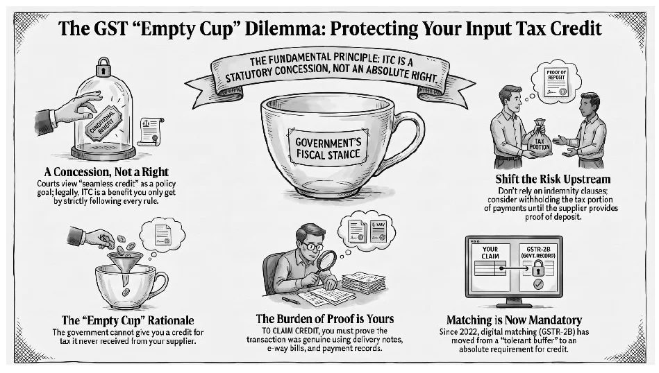 The GST Empty Cup Dilemma Protecting your Input Tax Credit